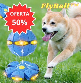 DoggyToy™- Pelota Con Luces Voladora Perros